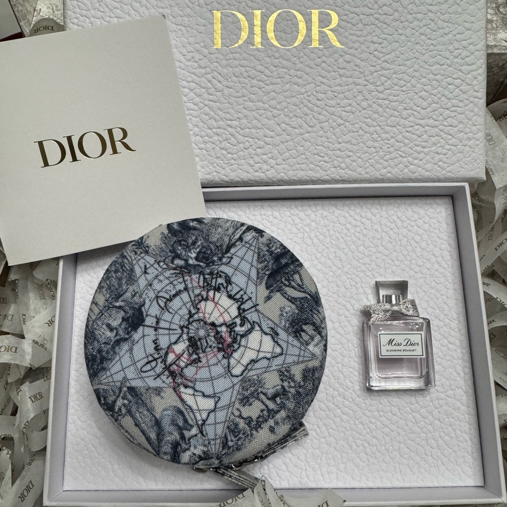 Dior Jewelry case box Pouch Novelty Blooming Bouquet mini dabber set GWP
